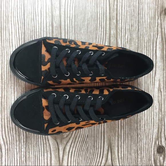 Nine West Deanne Leopard Print Sneakers - Picture 9 of 9